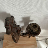 Chandelier en bois