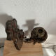 Wooden candlestick