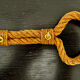 Vintage rope coat hook by designers Audoux Minet