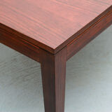 Salle à manger extensible des années 1960 en palissandre, restaurée