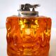 Amber glass lighter design 70s