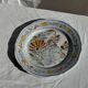 Antique decorative plate IB Quimper with polychrome floral decoration D24