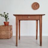 Table de ferme ancienne et son tiroir - petit bureau