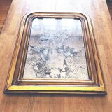 Ancien miroir Louis Phillipe, doré à la feuille d'OR - "Ancelin"