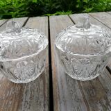 Pair of glass candies from Reims