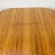 Scandinavian round extendable table, teak, 1960s