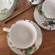 Set of fine porcelain tea cups & saucers 222 FIFTH "Wild Flower"