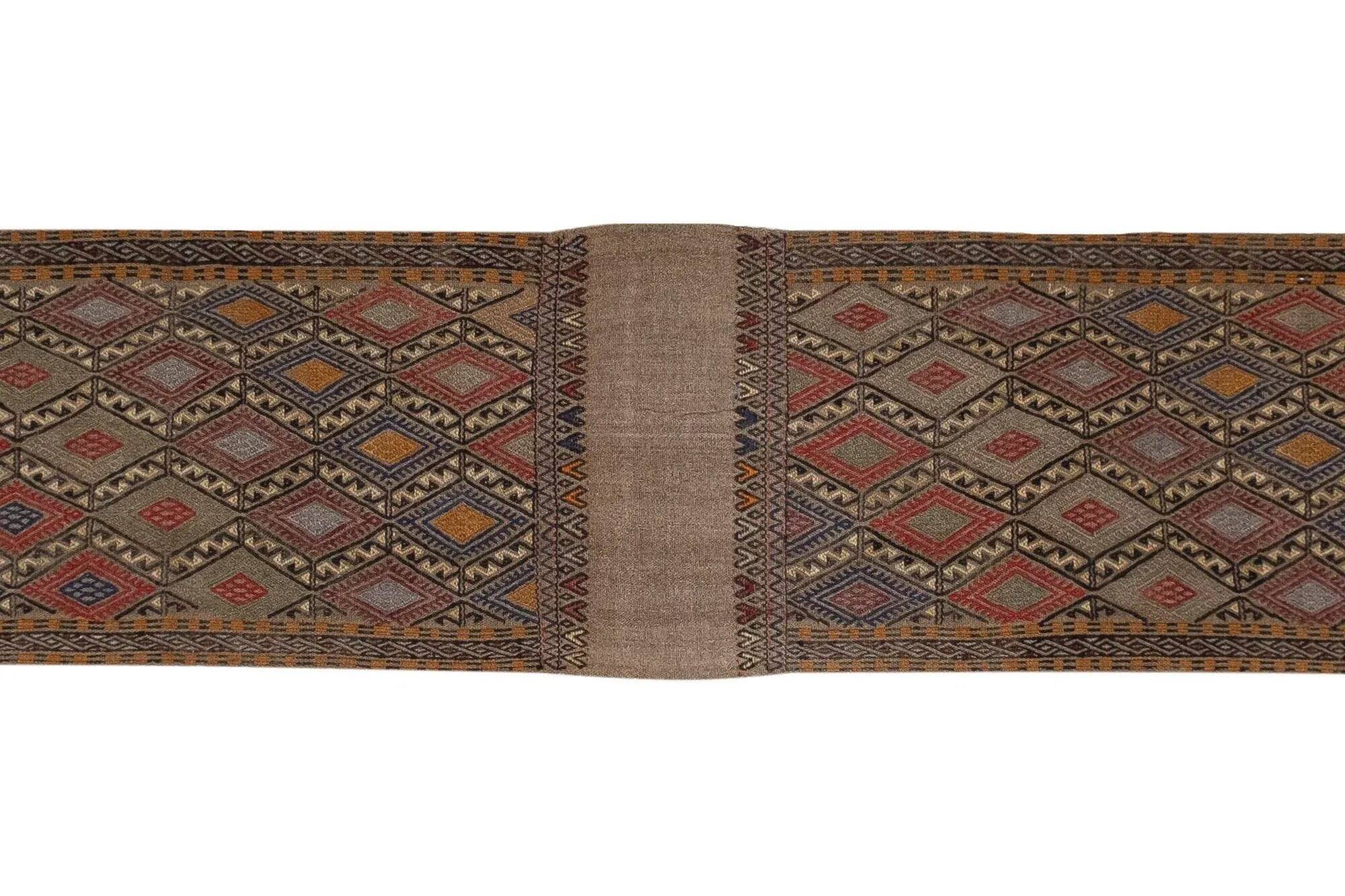 Vintage Turkish hallway rug 52x420 cm