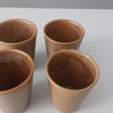 Set of 4 vintage DIGOIN stamped cups