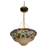 Hand-painted glass lamp Art Nouveau