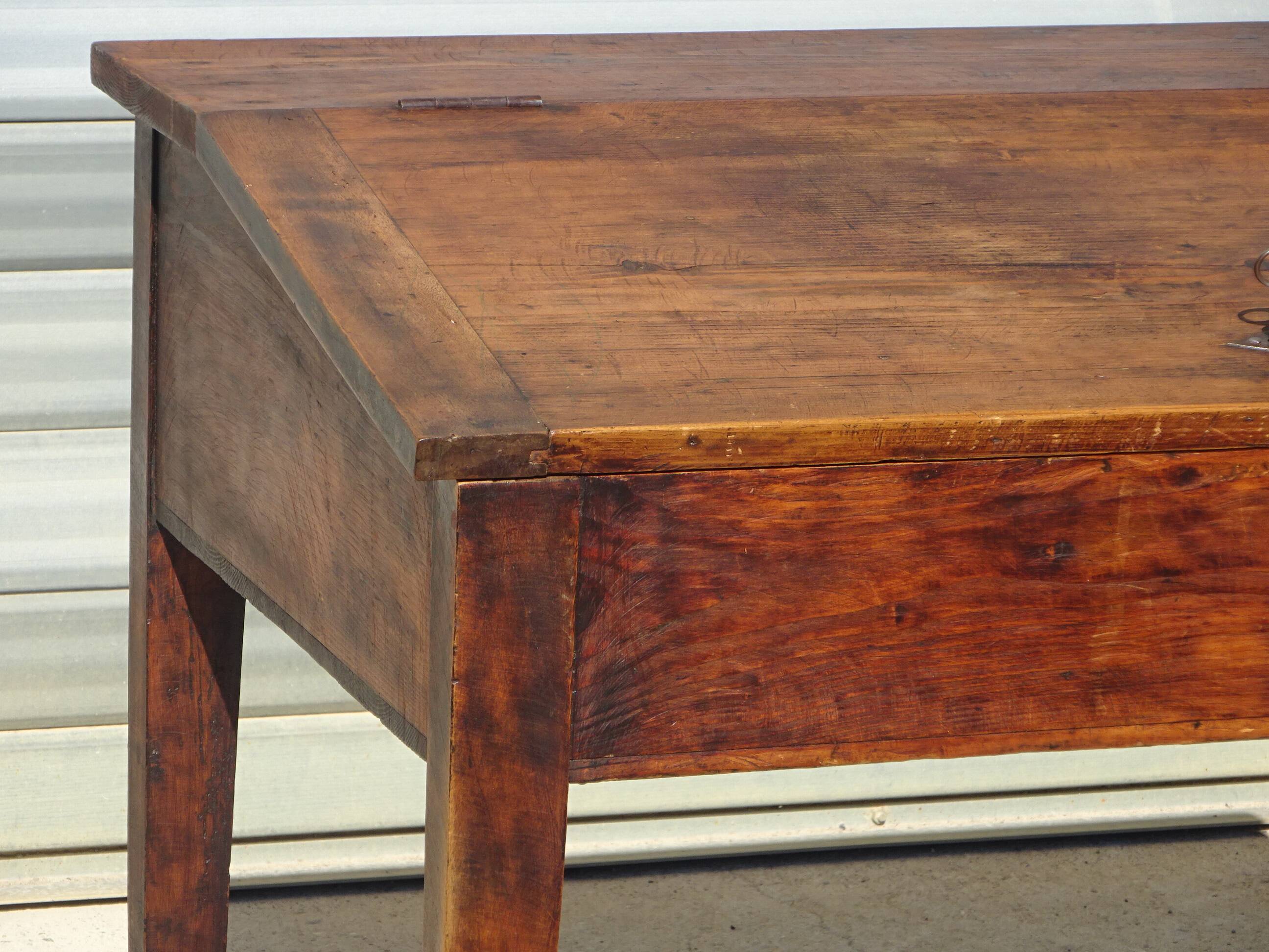 Small vintage desk with storage.