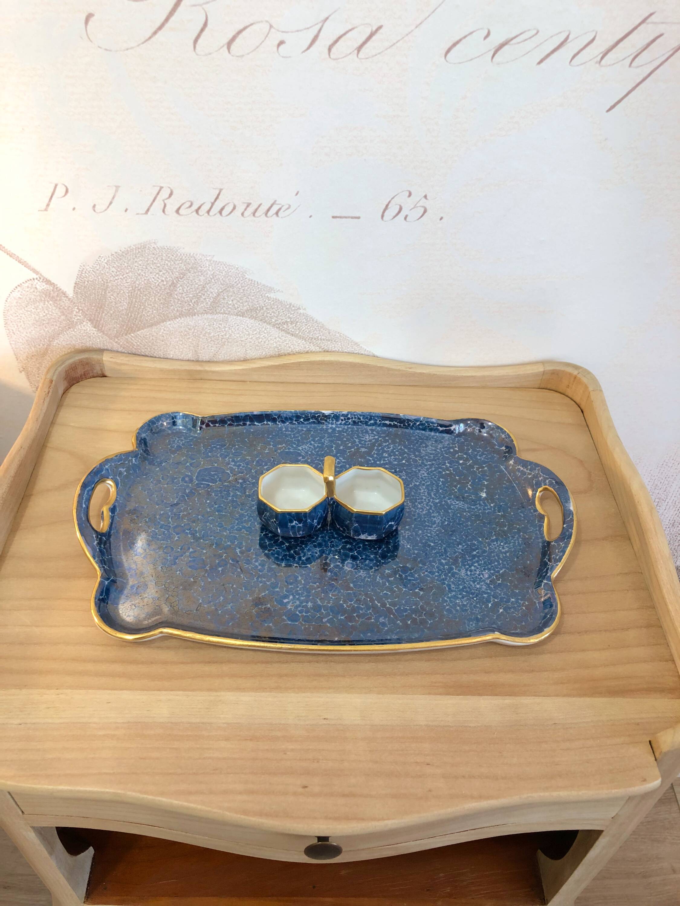 Plat de service vintage