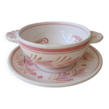 Henriot Quimper Rose Bowl