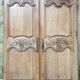 Double portes anciennes de placard