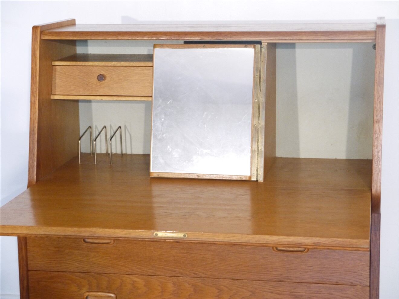 Scandinavian vintage teak secretary 1960