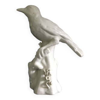 Oiseau blanc en céramique