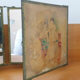 Miroir triptyque de barbier