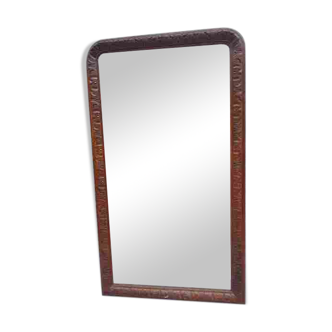 Carved wooden mirror 106x180cm