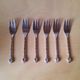 Silver-plated dessert forks