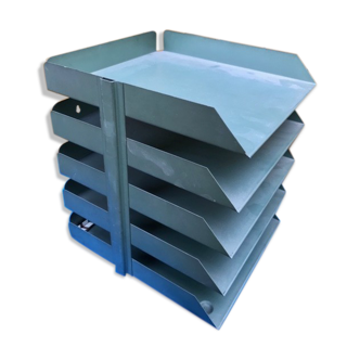 Bac has vintage mail storage metal industrial.