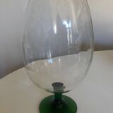 XXXL blown glass vase from Empoli 1960