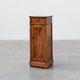 Art Deco walnut bedside cabinet, Belgium, 1920s