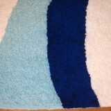 Tapis Contemporain ORA Hooked en Laine (74cm x 143cm), Édition Unique