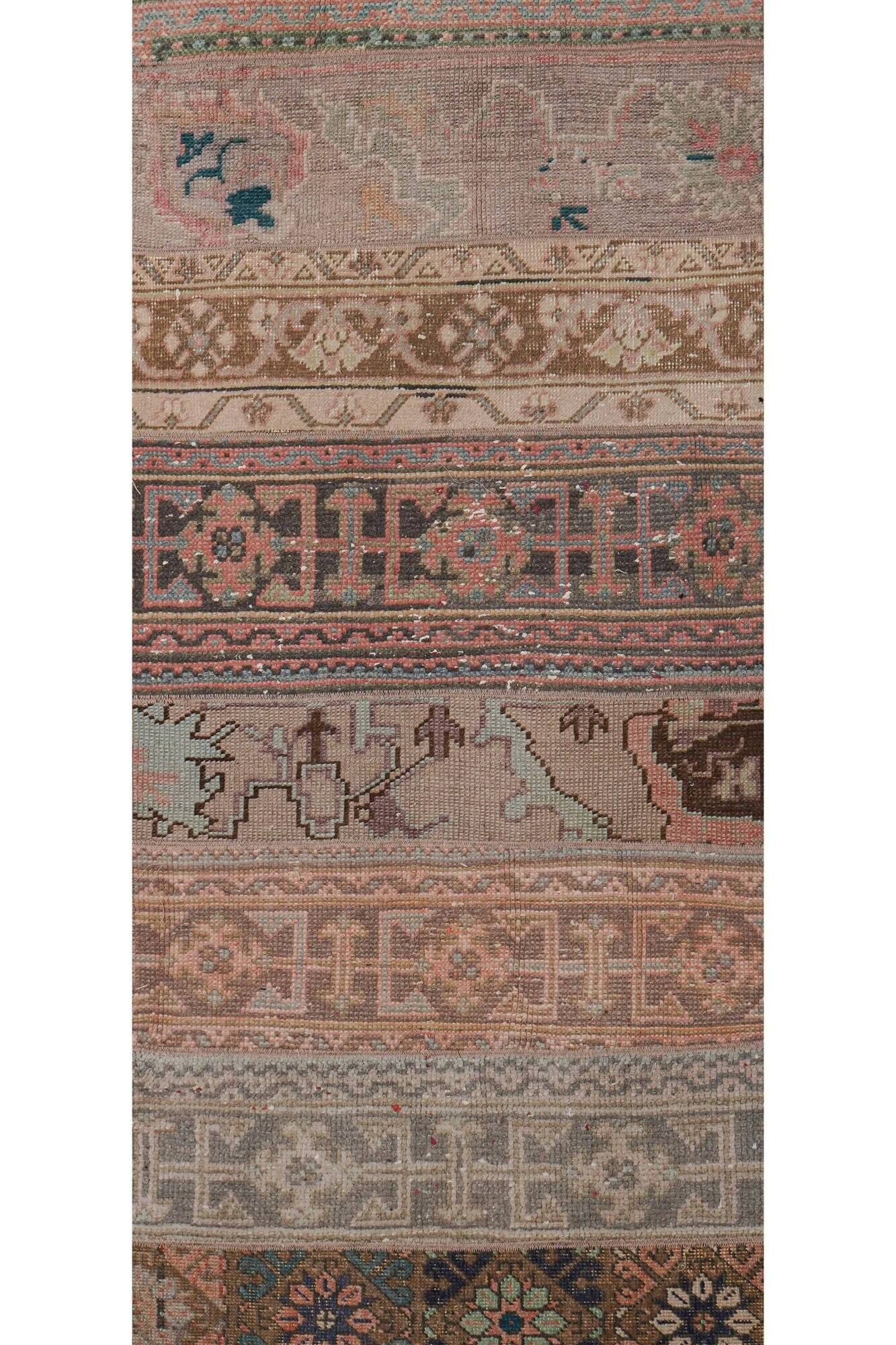 Vintage Turkish hallway rug 71x1 cm