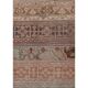 Vintage Turkish hallway rug 71x1 cm