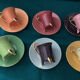 6Tasses + 6 Soucoupes Geneviève Lethu