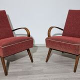 Vintage armchairs by Jaroslav Smidek, 1960s, Set of 2