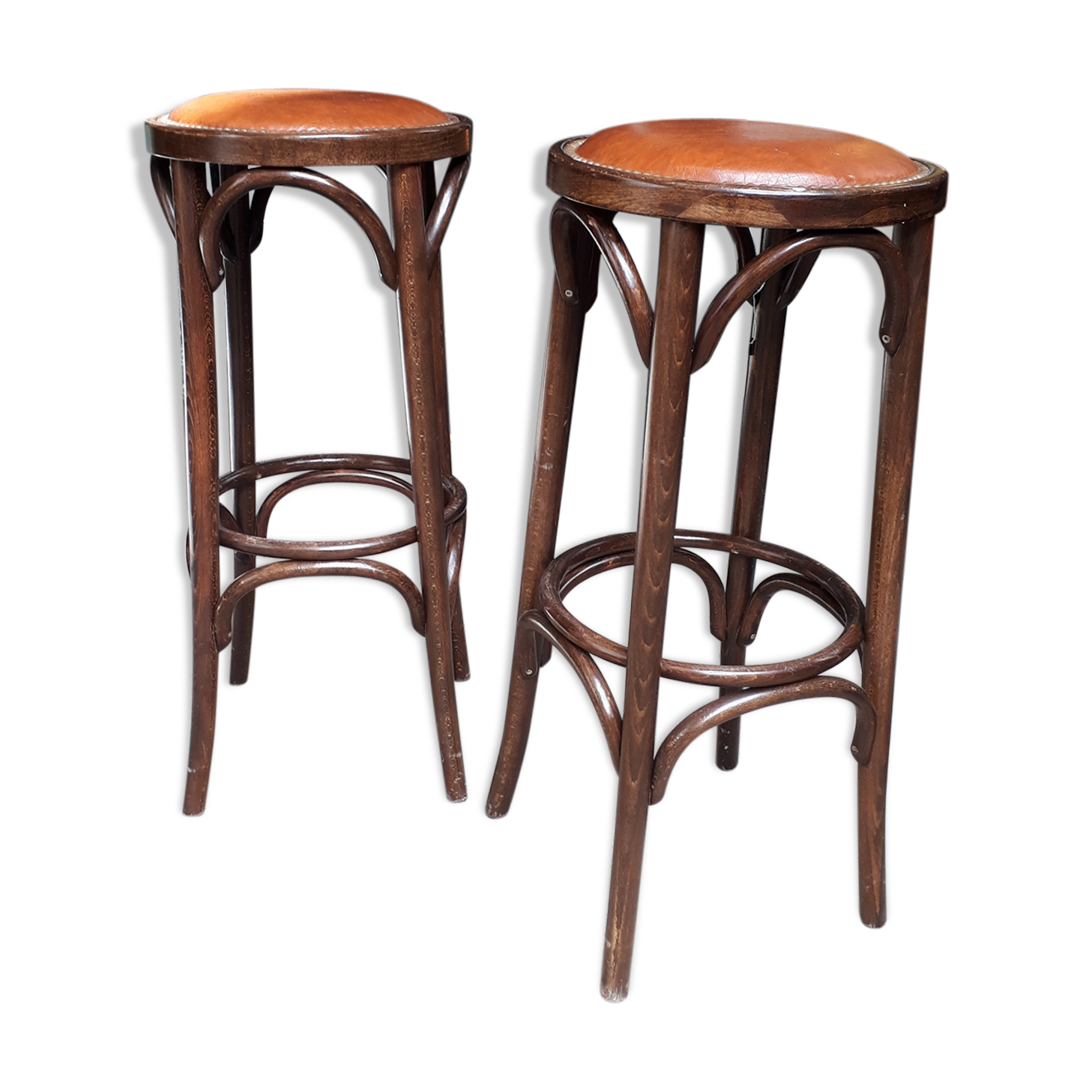 Pair of English bar stools