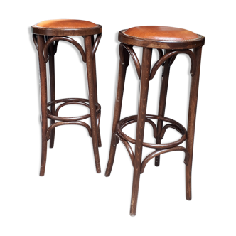 Pair of English bar stools