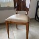 Lot de 6 chaises Art Déco en loupe d’orme – Années 1930 – Excellent état