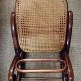 Curved wooden footrest