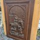 Carved oak solid wood door