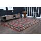 1970s Vintage Turkish Hand-Knotted Wool Cotton Red Area Rug 207x311