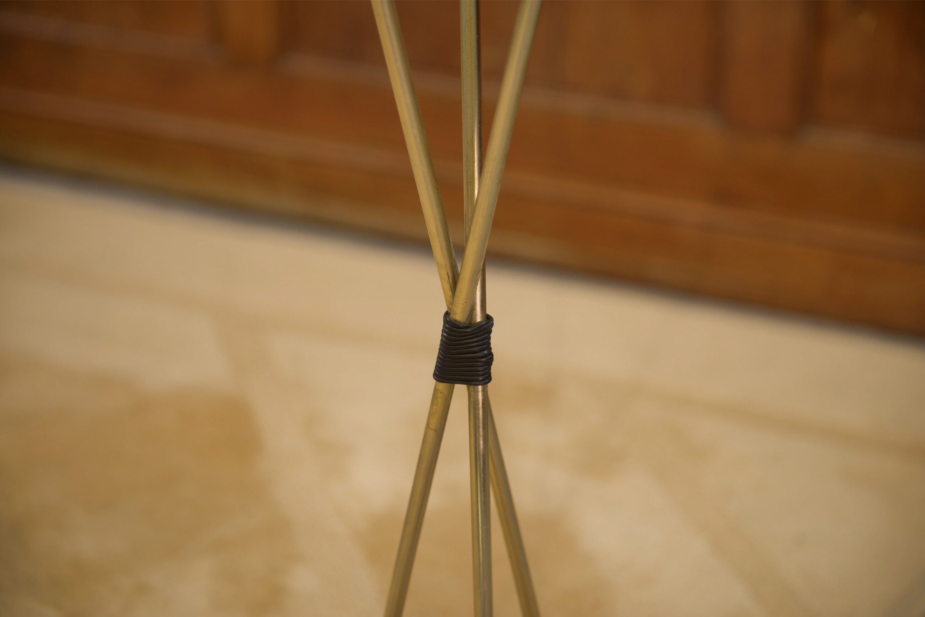 1960s design three-armed floor lamp