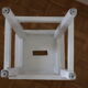 Handcrafted white oak stool