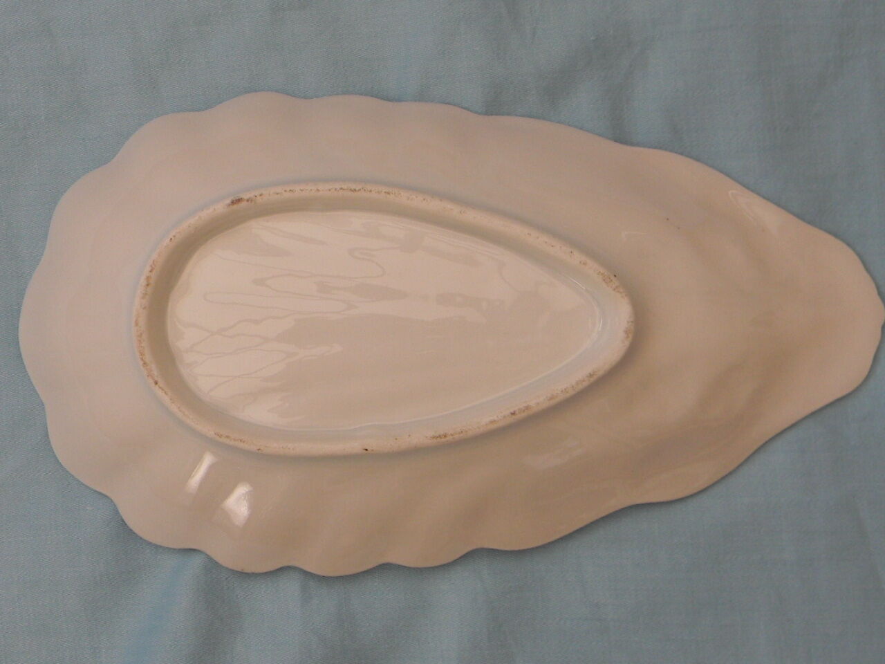 2 porcelain raviers purple decoration