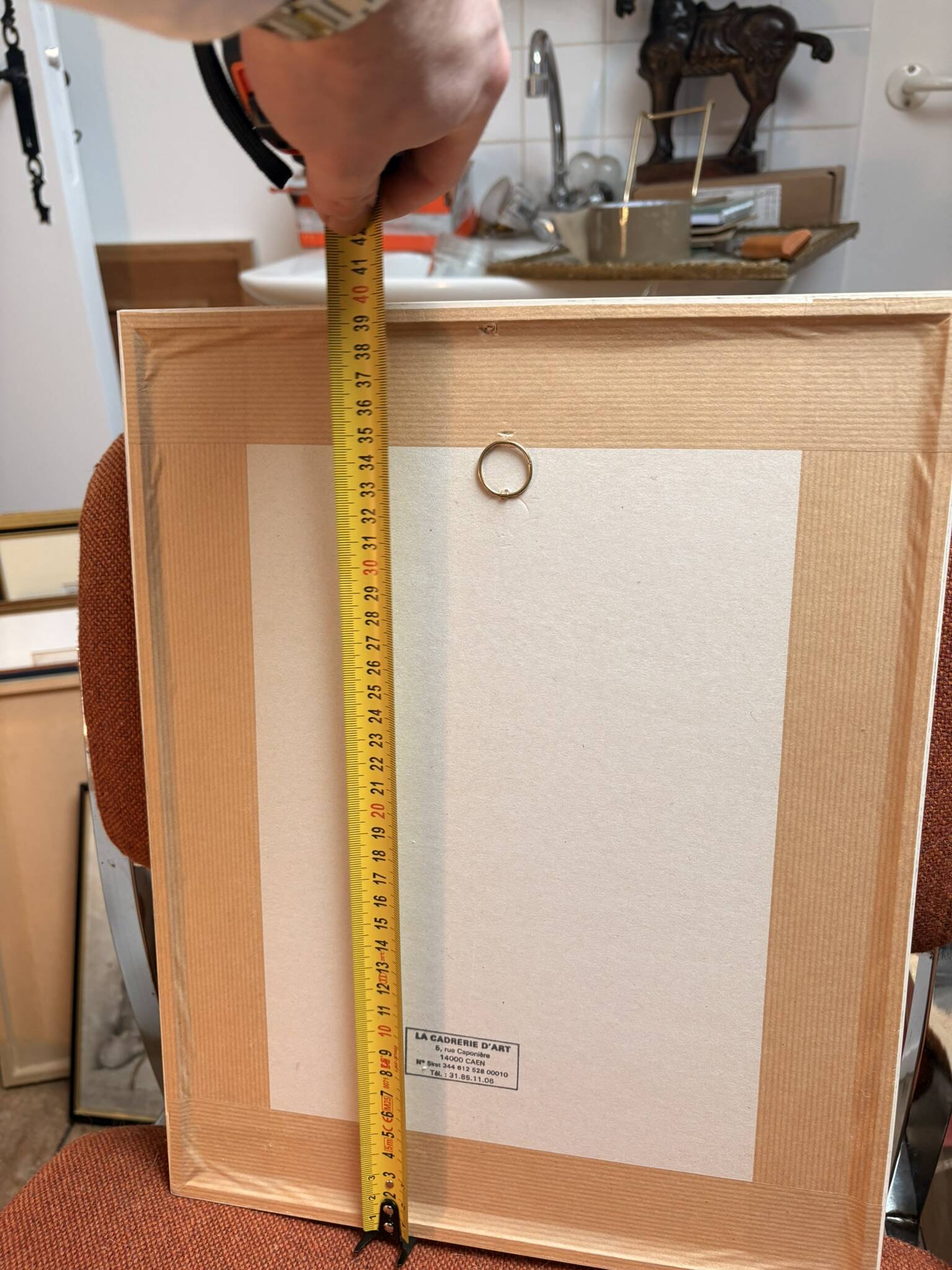 Old Print Engraving 19th Century Framed Anatomy Artery Face Bernard Dixerit