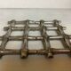Silver-plated bamboo trivet