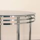 Vintage 70s chrome coffee table