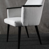 A pair of armchairs, 70s.