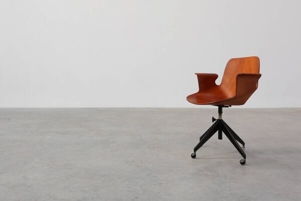 Chaise de bureau Medea de Vittorio Nobili pour Fratelli Tagliabue, Italie 1950