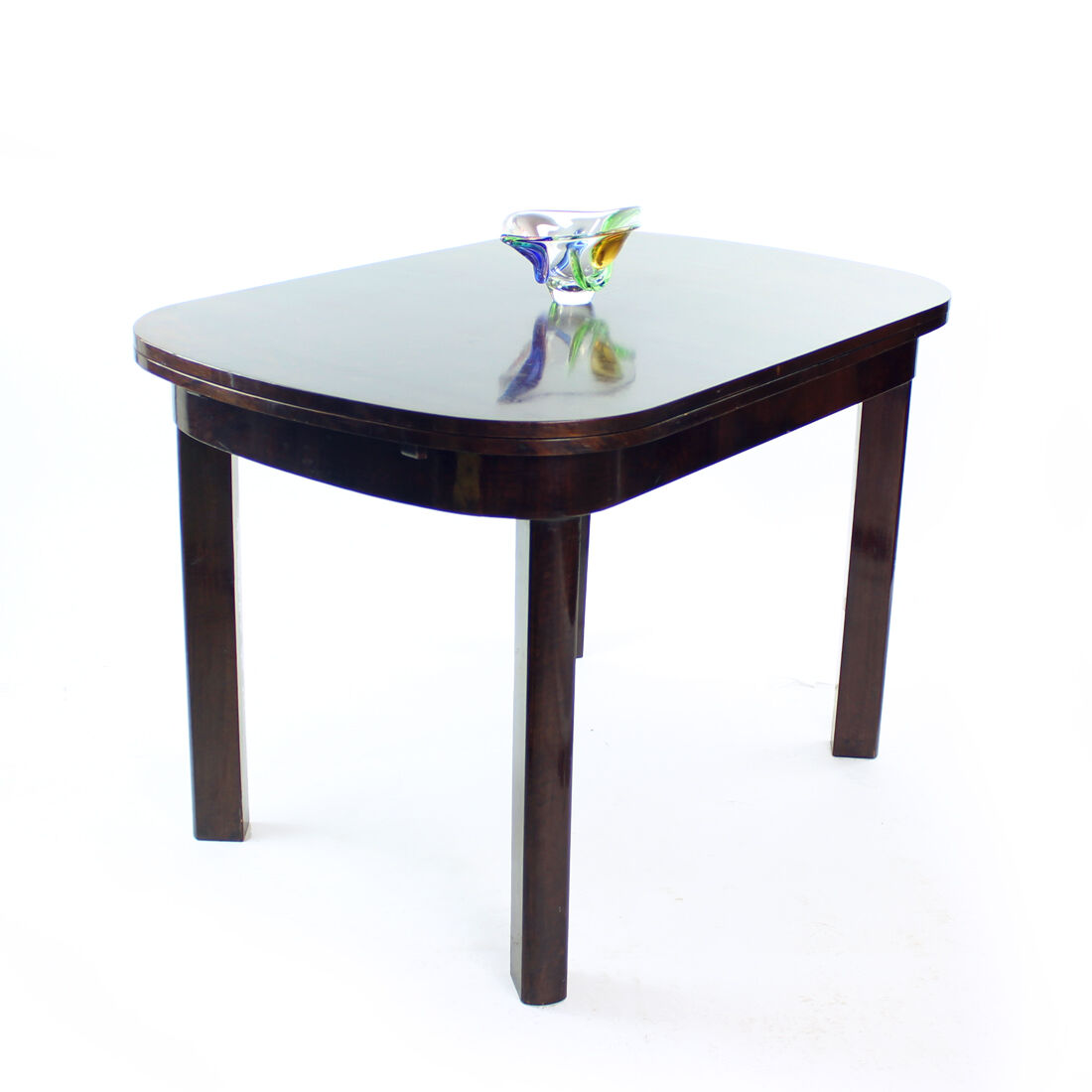 Art Deco Extendable Dining Table, Czechoslovakia 1940s