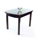 Art Deco Extendable Dining Table, Czechoslovakia 1940s