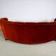 Art deco cabinetmaker banana sofa, 1940s