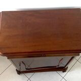 Louis Philippe jam maker in mahogany and 19th century veneer