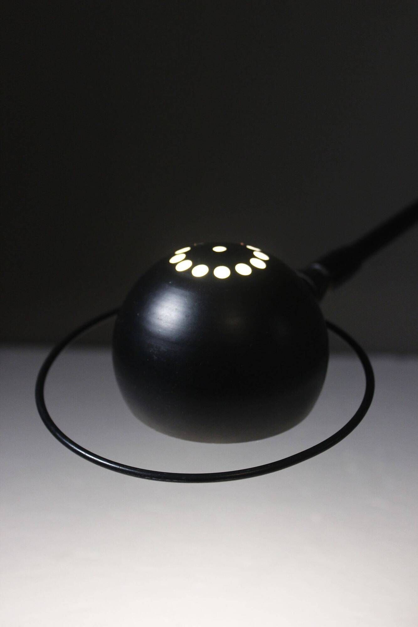 Aluminor France vintage desk lamp post-modern design 1980s